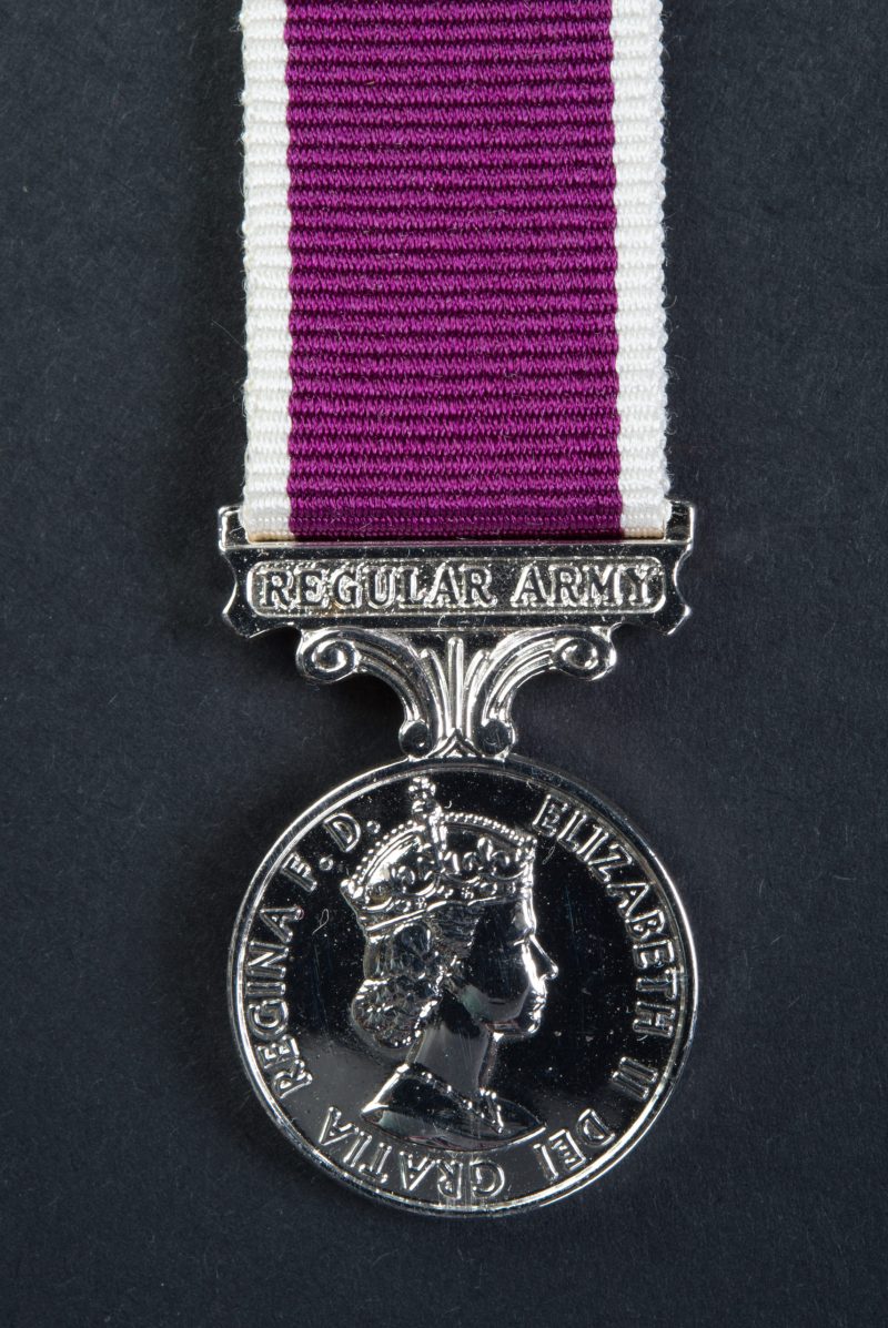 Miniature medal long service and good conduct medal.