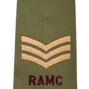 RAMC olive sergeant rank slide