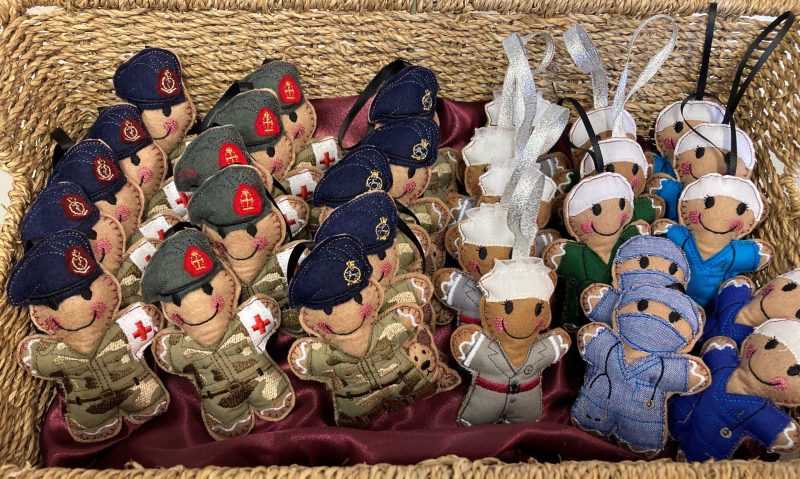 Ginger Bread Figures Army Medical Services